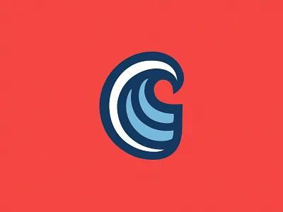 Coast coast logo mark surf surfing symbol type water wave