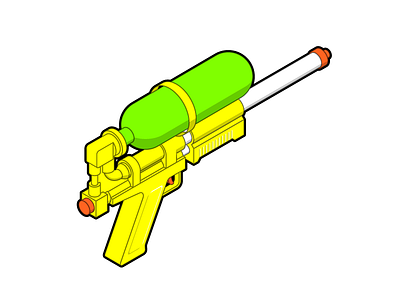 SuperSoaker 50 90s isometric soaker super super soaker