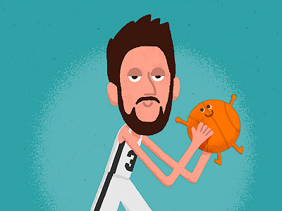 Belinelli Tribute basket belinelli champion illustration italian nba spurs