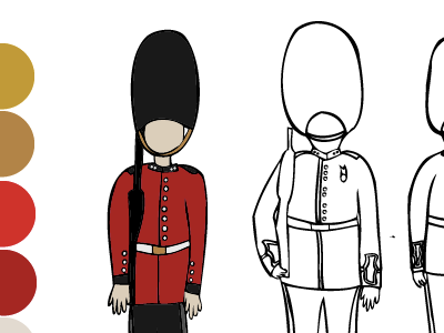 Logo work for Bayswater Homes Plc & Bayswater Construction england guard illustrator ink logo london palace uk vector