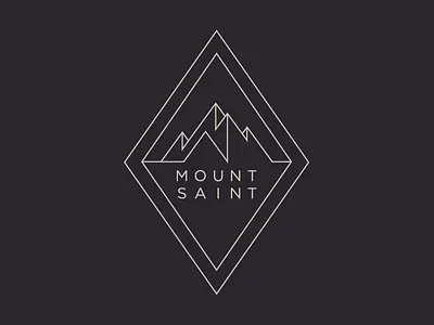 MTST badge band hipster logo monowidth mountsaint mtst