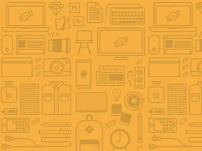 Butterscotch Pattern butterscotch icons illustration pattern