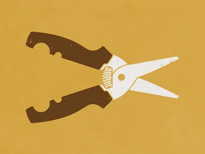 Vintage Scissors [Cottage Series] cottage flat illustrator print scissors screen series shape vector vintage