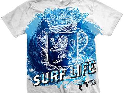 Surf Tee hang ocean shirt surf tee ten wave