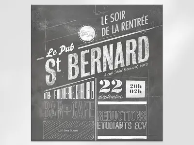 School party flyer bar party pub school student