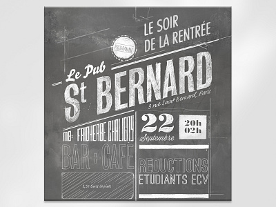 School party flyer bar party pub school student