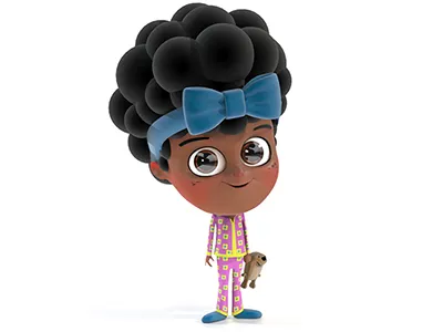 Cute Girl 3d 3d character 3dsmax cartoon cg character characterdesign cute