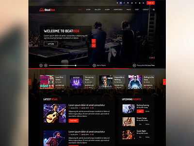 Beatbox alaminmir awesome blue creative layout new nokshacreative uiux