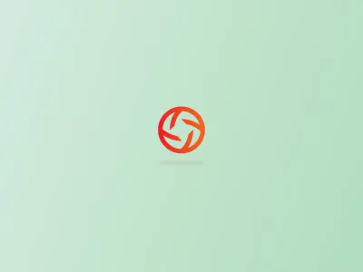 Simple mark ai flat icon illustrator mark orange symbol vector