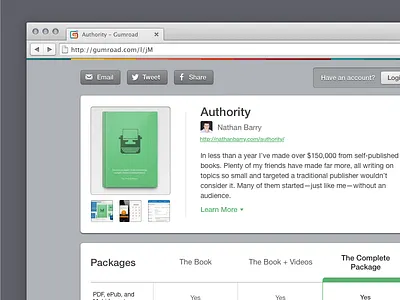 Gumroad Product Page