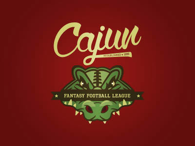 Cajun Fantasy Football League alligator cajun creole fantasy football gator league louisiana new orleans south