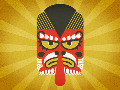 Tengu Mask illustration japan mask quick sketch dailies tengu vector