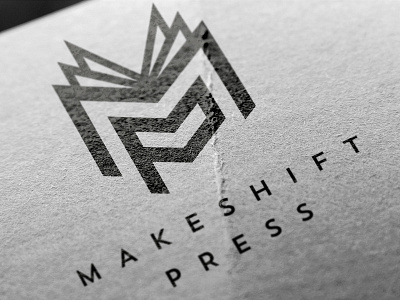 Makeshift Press book books logo makeshift mp paper press printed publisher