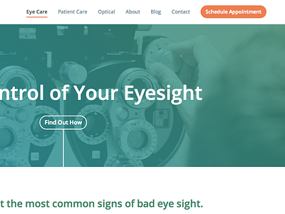 Lobue Laser & Eye Medical Centers color design frontend web wip