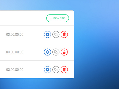 Dashboard - UI Elements buttons dashboard elements flat icons interface ui