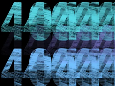 404 404 generative glitch jewel