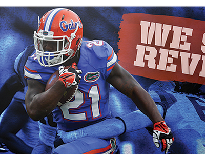 Florida Gator Football Poster branding college design florida football gators graphic design poster revenge sports