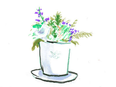 Day 191 flowers illustration