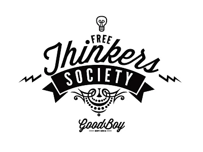 Free Thinkers Society light bulb shirt shirt design t shirt think vector