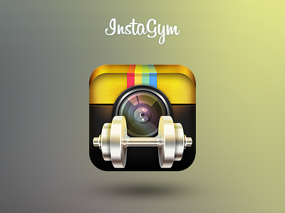 InstaGym iOs Icon fitness gym icon instagym ios