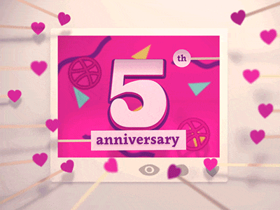 Dribbble 5th Anniversary