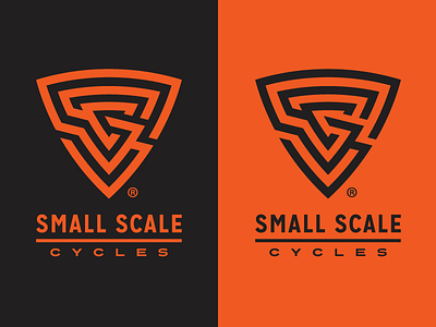 S.S.C. Small Scale Cycles - Brand Identity bikers branding crest custom motorcycles growcase identity logo design logo mark monogram motorcycle s.s.c small scale cycles