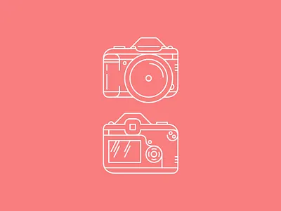 DSLR T-Shirt Illustration camera design dslr flat illustration line photography shirt shootproof stroke t tee
