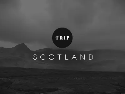 Project Cover cover photography portfolio project scotland trip