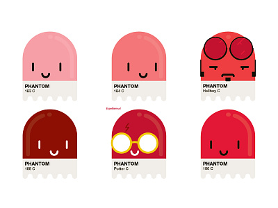 Red Phantom Pantone hellboy pantone phantom potter