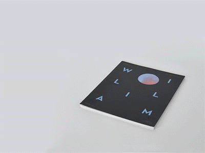 WILLIAM magazine clean cover design editorial magazine minimalistic william