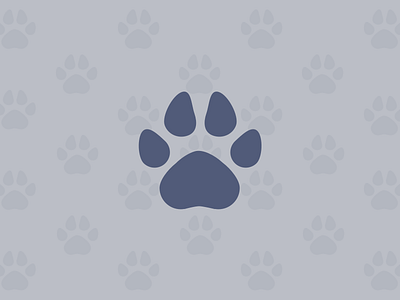 Paw Print Illustration dog icon illustration paw vector