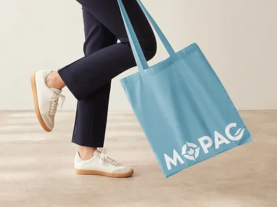 Tote bag with logotype bag branding logo logotype merch merchandise mountains nature ocean tote tote bag wave waves