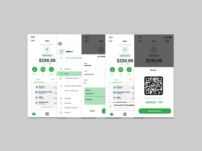 Wallet app UI - Metamask app design dashboard ui digital wallet fintech design mobile wallet ui uiux user interface wallet app wallet ui