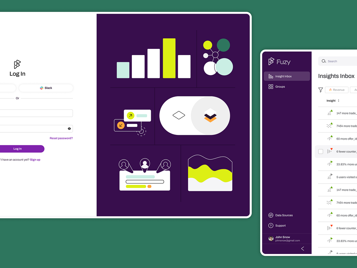 Login screen by Artstak Studio on Dribbble