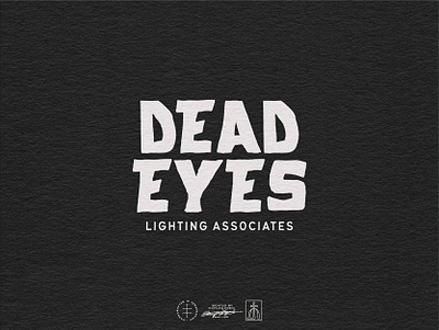 Dead Eyes Wordmark Logo black and white brand design brand identity branding branding design hand drawn hand lettering identity design lettering logo logo design logo designer logodesign logotype type typeface typographic typography vintage visual identity