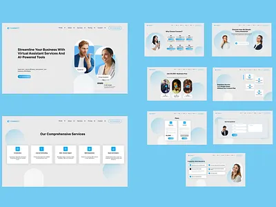 Connect - Customer Pitch Presentation business pitch creative presentation custom pitch deck deck design investor pitch marketing deck pitch presentation presentation design sales pitch uiux