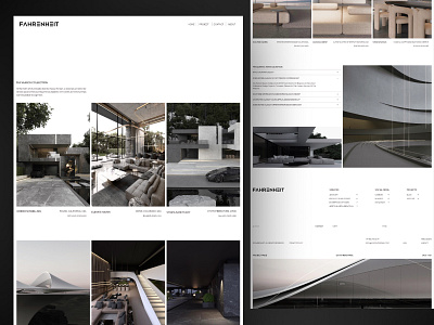 FH - Clean Modern Architect Interior Designer Portfolio Website agency architect branding company profile elegant interior design landing page luxury minimalist personal website portfolio website project page property website real estate ui ux web design website website design website designer