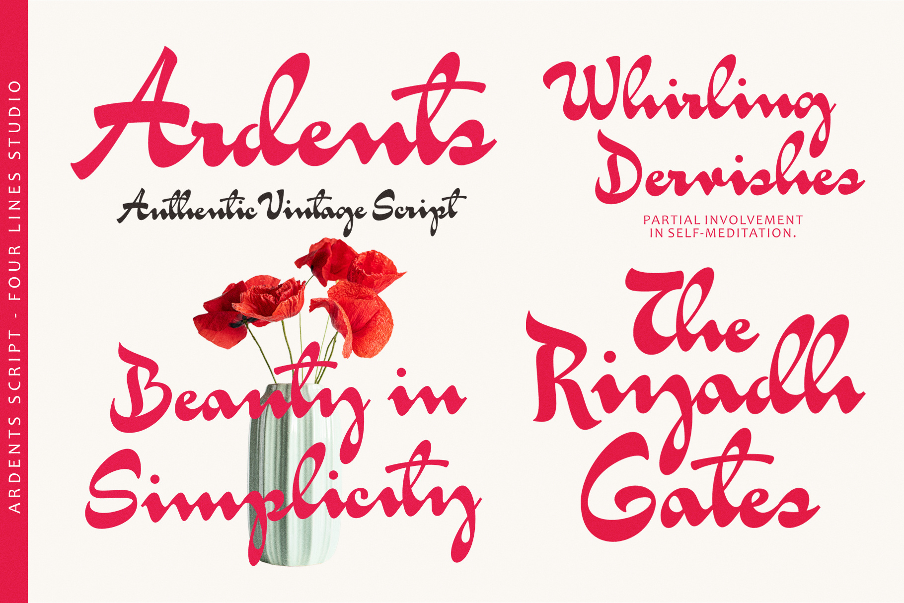 Ardents – Vintage Font Script classic