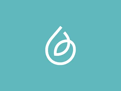 Plant care tech brand logo design doodle logo drop logo leaf logo leaves logo logo logo design loop logo nature logo plant logo simple logo water logo