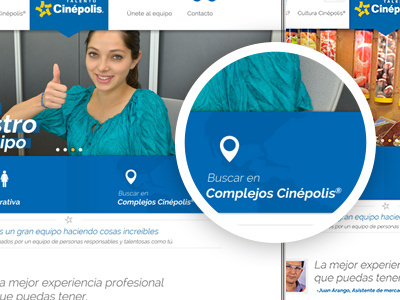 HR website brandsite cinepolis human resources site ui ux website