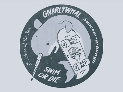 Gnarlywhal illustration illustrator