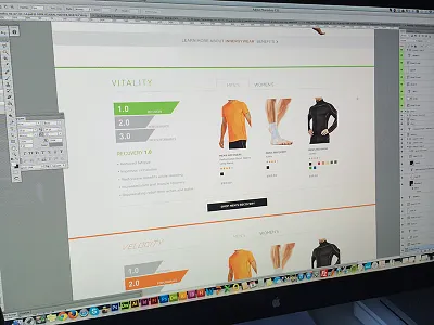 Athletic eCommerce Site athletic ecommerce responsive rwd web design