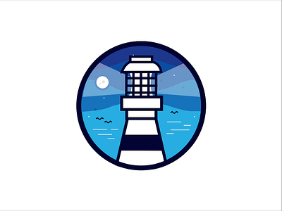 Light House art design graphic illustration