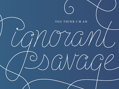 First lettering, Pocahontas-style (in progress) critique disney illustration lettering pocahontas work in progress