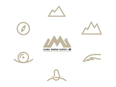 CMC Branding branding extreme graphic design hiking mountain rappelling