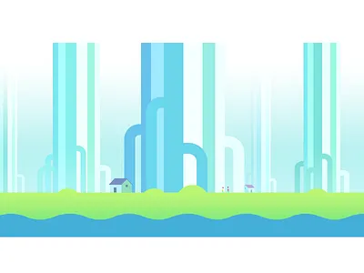 Giant trees concept concept giant trees