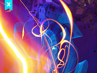 Abstract Lightwriting Project berlin flash hamburg light light writing long time exposure storm thunder