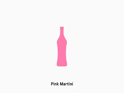 Pink Martini artist bottle icon martini pink soledad