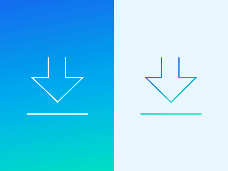 Download animation arrow blue download gif green motion outline pictogram