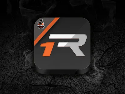 R1 App Icon app depth design golf icon identity ipad iphone logo product shadow
